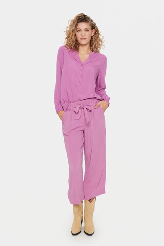 SAINT TROPEZ Blouse 'Eda' in Purple