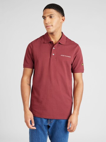 T-Shirt Lyle & Scott en rouge : devant