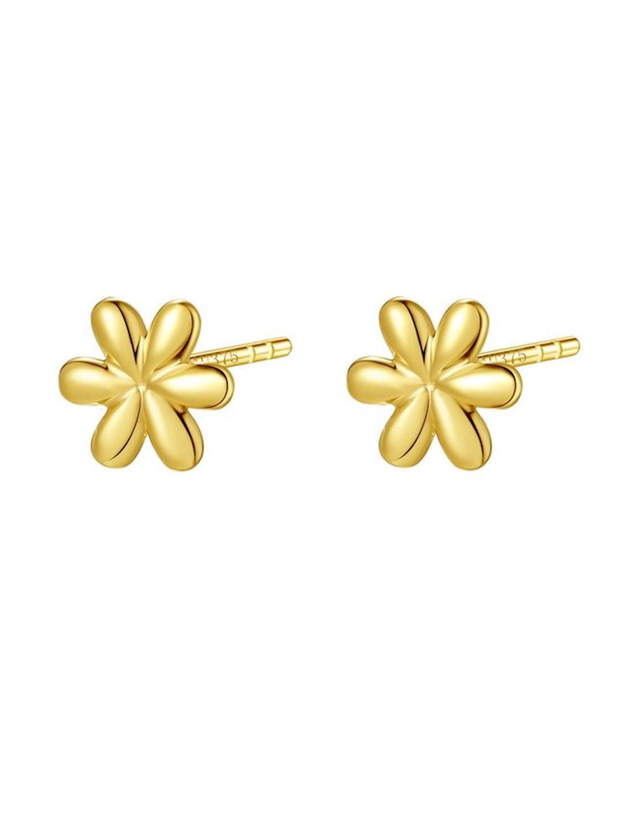 Dear Me Ohrringe 'Emerging'‌‌‌‌‌‌‌‌‌ in Gold: Vorderseite