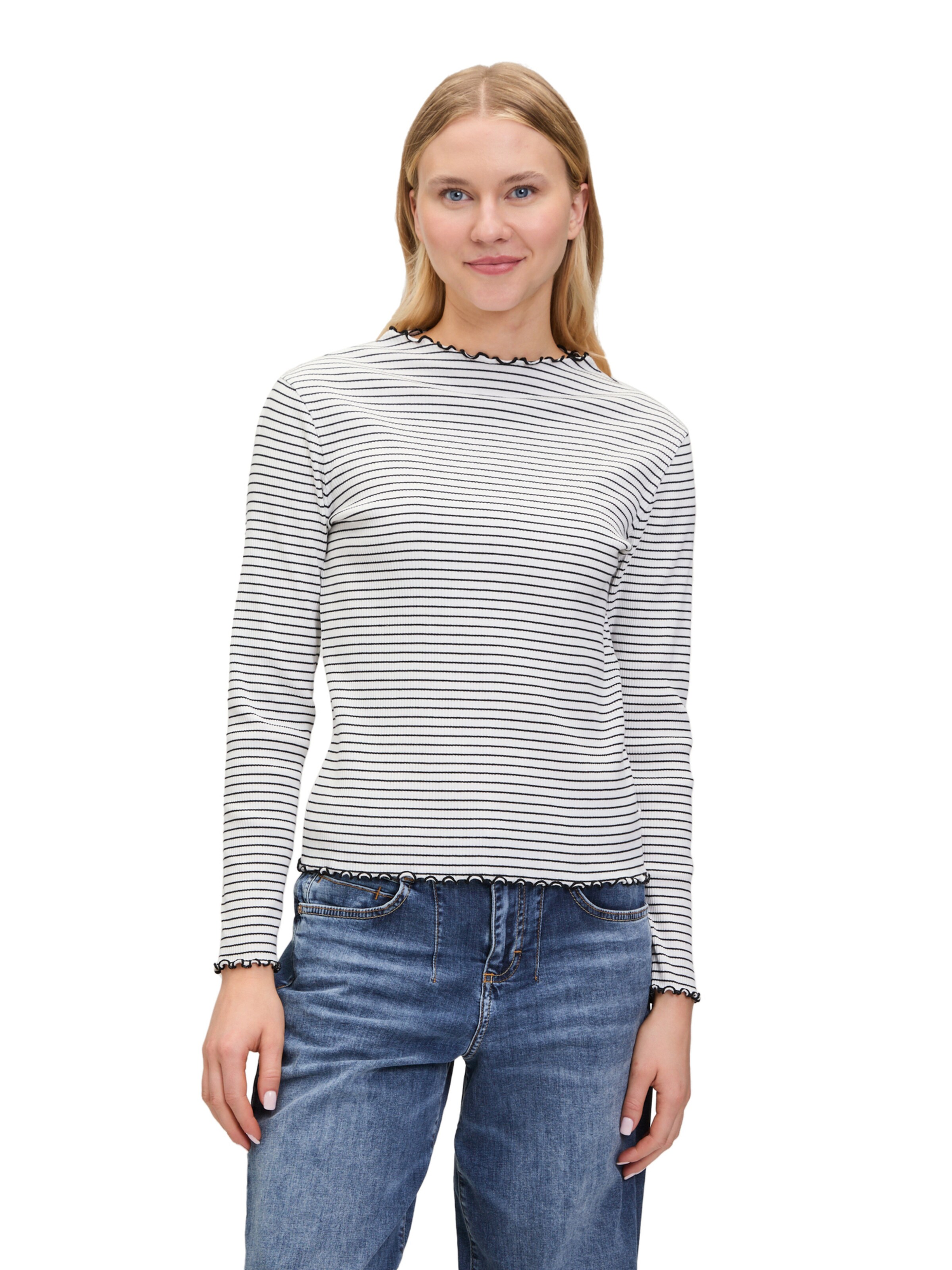 Cartoon Shirt in White: front