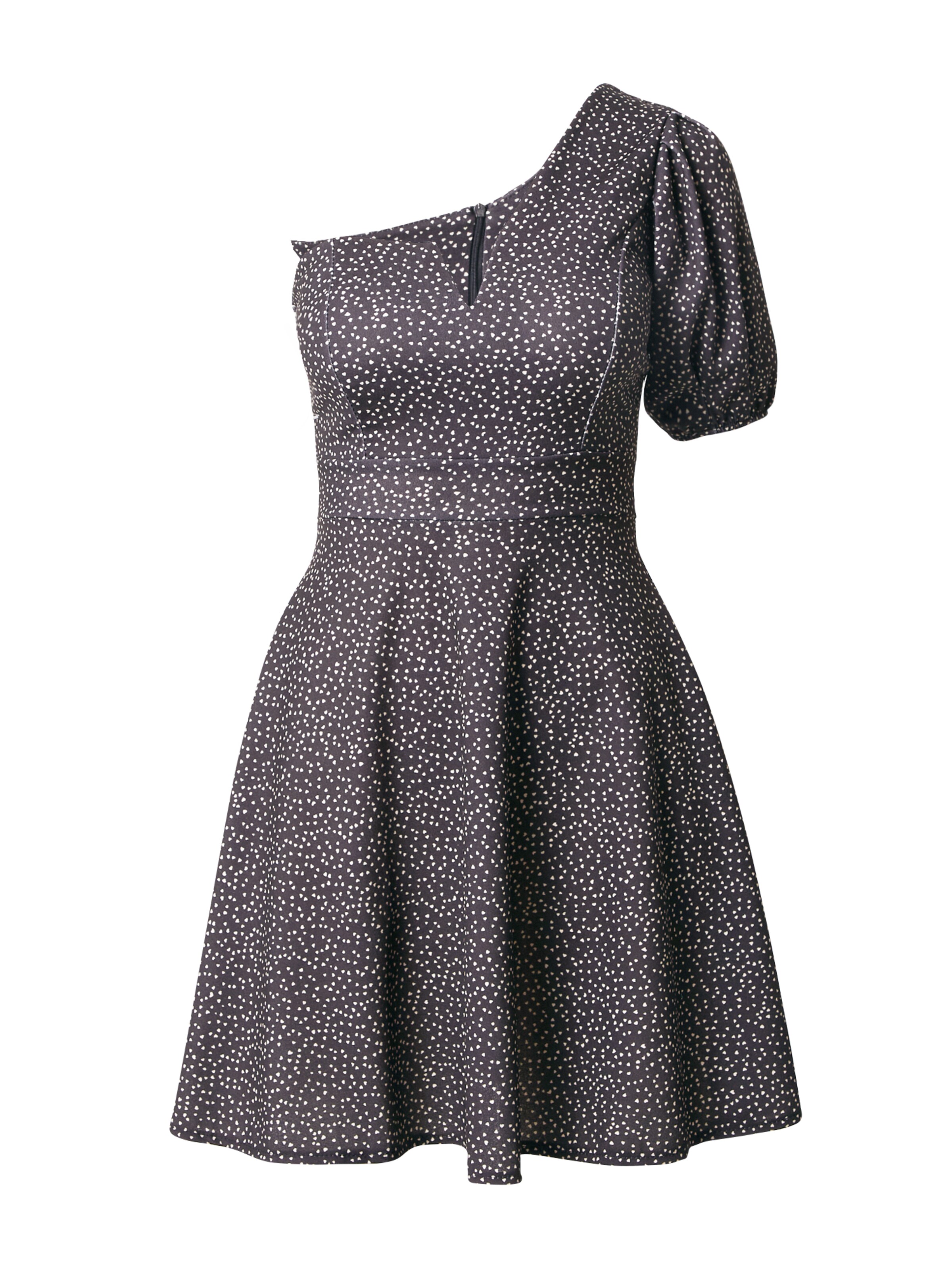 Robe WAL G. en noir : devant