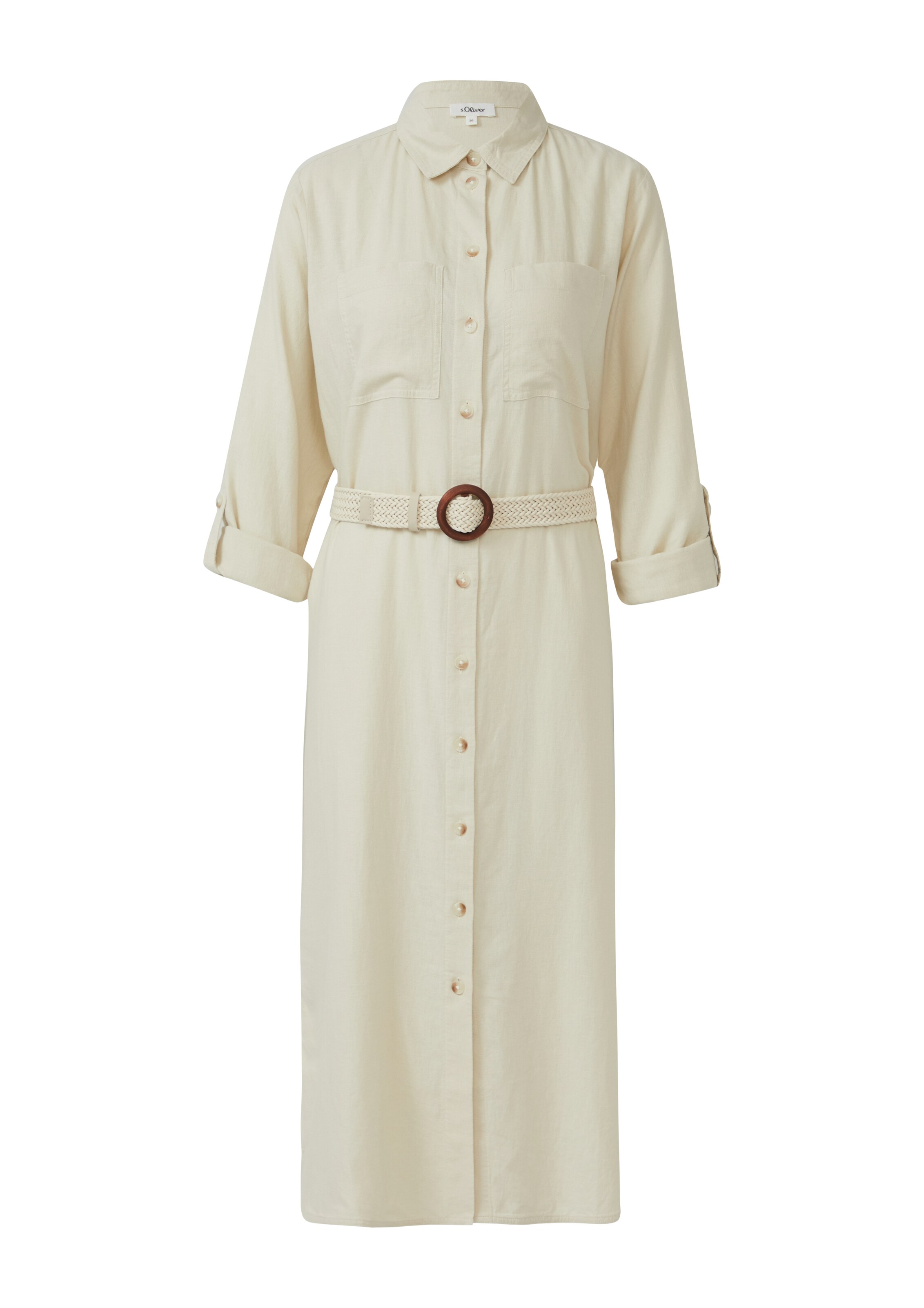 s.Oliver Blousejurk in Beige: voorkant