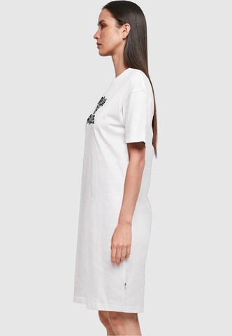 Merchcode Dress 'Break The Rules 2' in White
