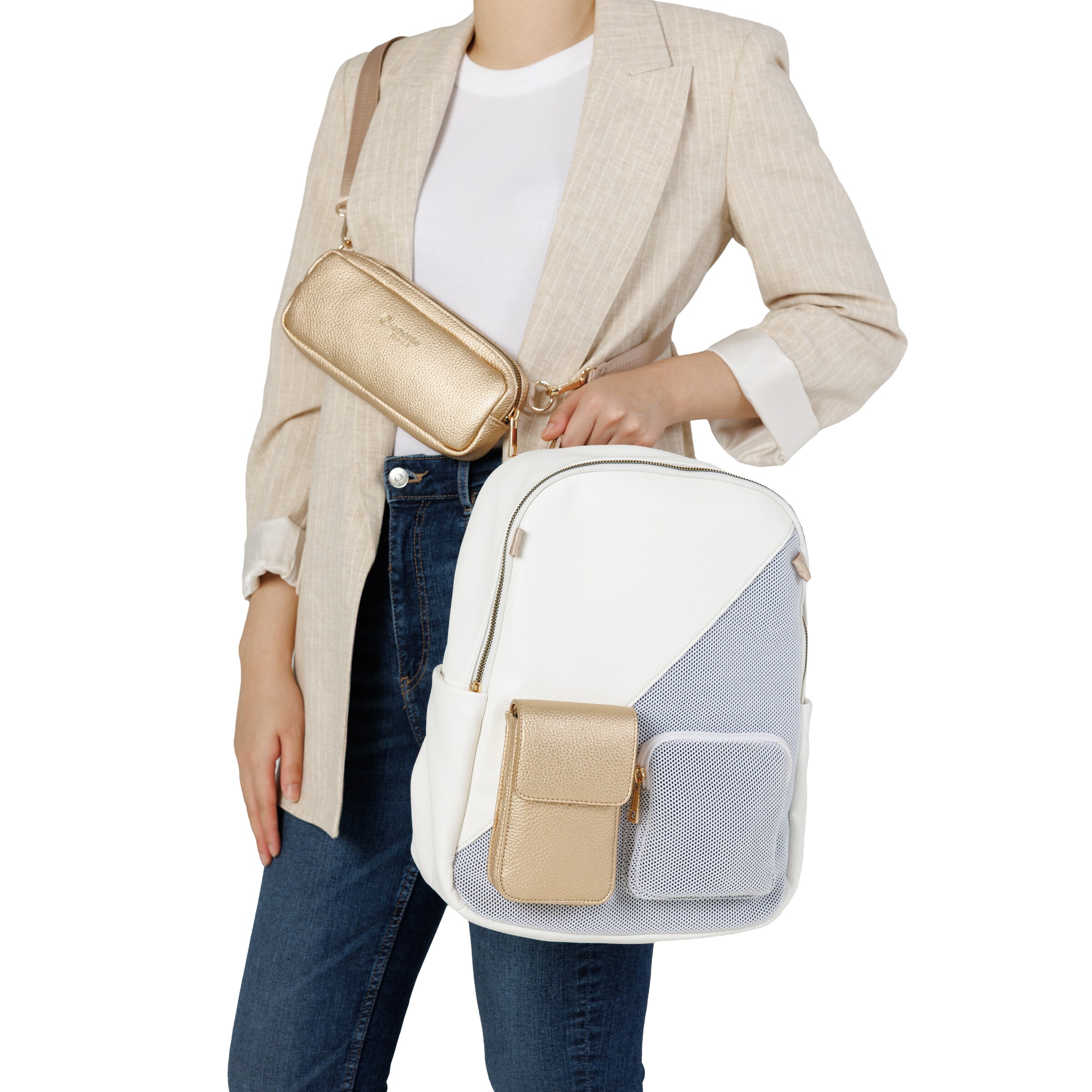 REMONTE Backpack 'Q0537' in White