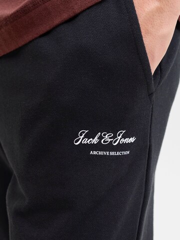 JACK & JONES - Tapered Pantalón 'JPSTGORDON' en negro