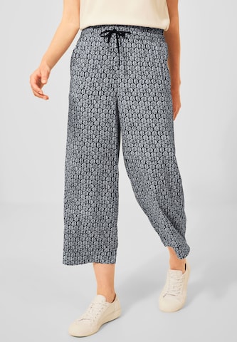 CECIL Wide leg Broek in Blauw: voorkant