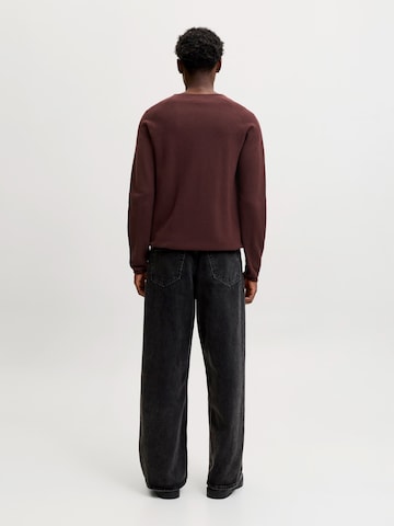 JACK & JONES Regular fit Sweater 'JJEHill' in Brown
