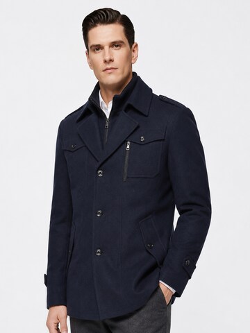 YOUTHUP Winter Coat 'Reverslinie' in Blue