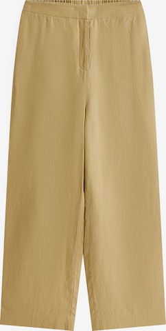 Wide Leg Pantalon 'ESS' Tommy Hilfiger Curve en beige : devant