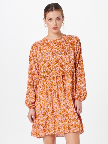 TrendyolKošulja haljina - narančasta boja: prednji dio