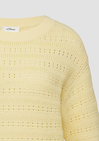 Pull-over s.Oliver en jaune