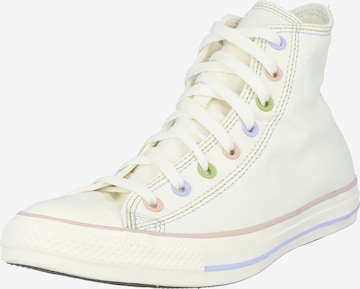 Sneaker alta di CONVERSE in bianco: frontale