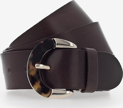 Cintura b.belt Handmade in Germany di colore marrone / marrone scuro, Visualizzazione prodotti