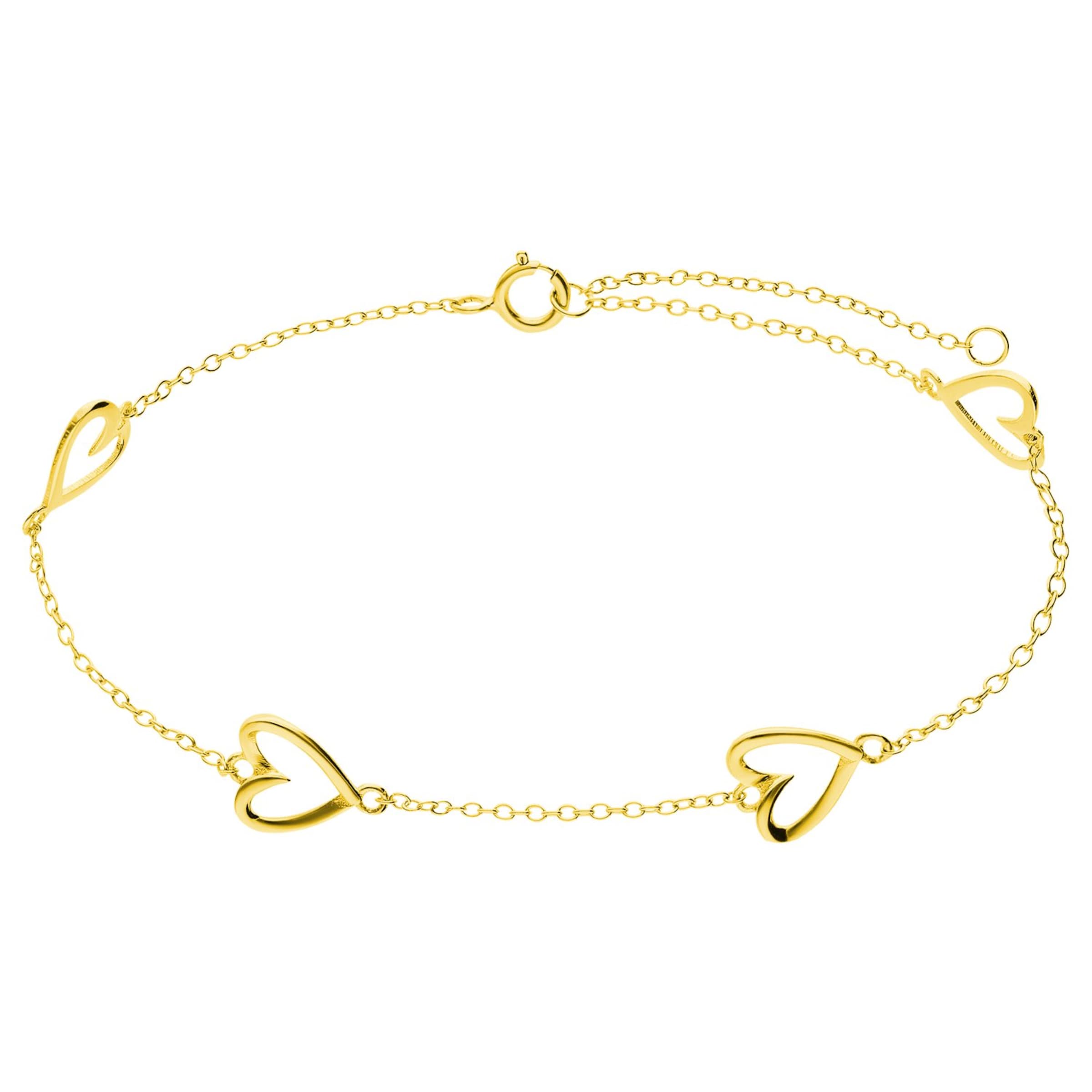 Lucardi Armband in gold, Produktansicht