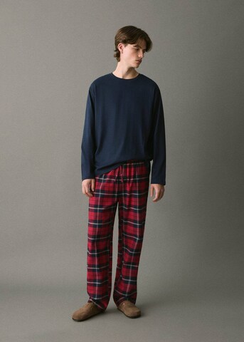 MANGO TEEN Schlafanzug 'Chris' in Blau