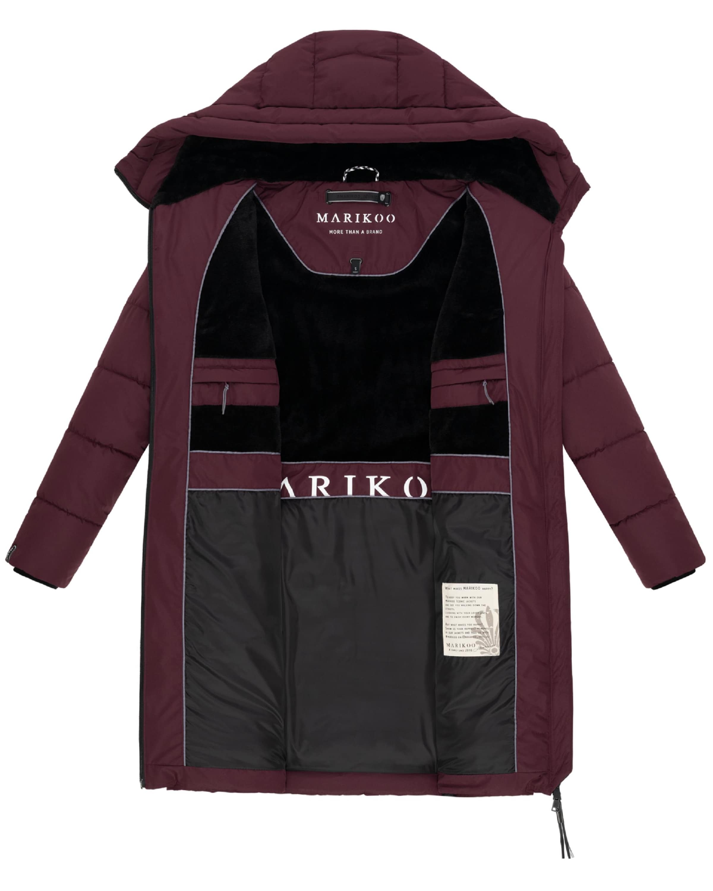 Manteau d’hiver 'Natsukoo XVI' MARIKOO en rouge