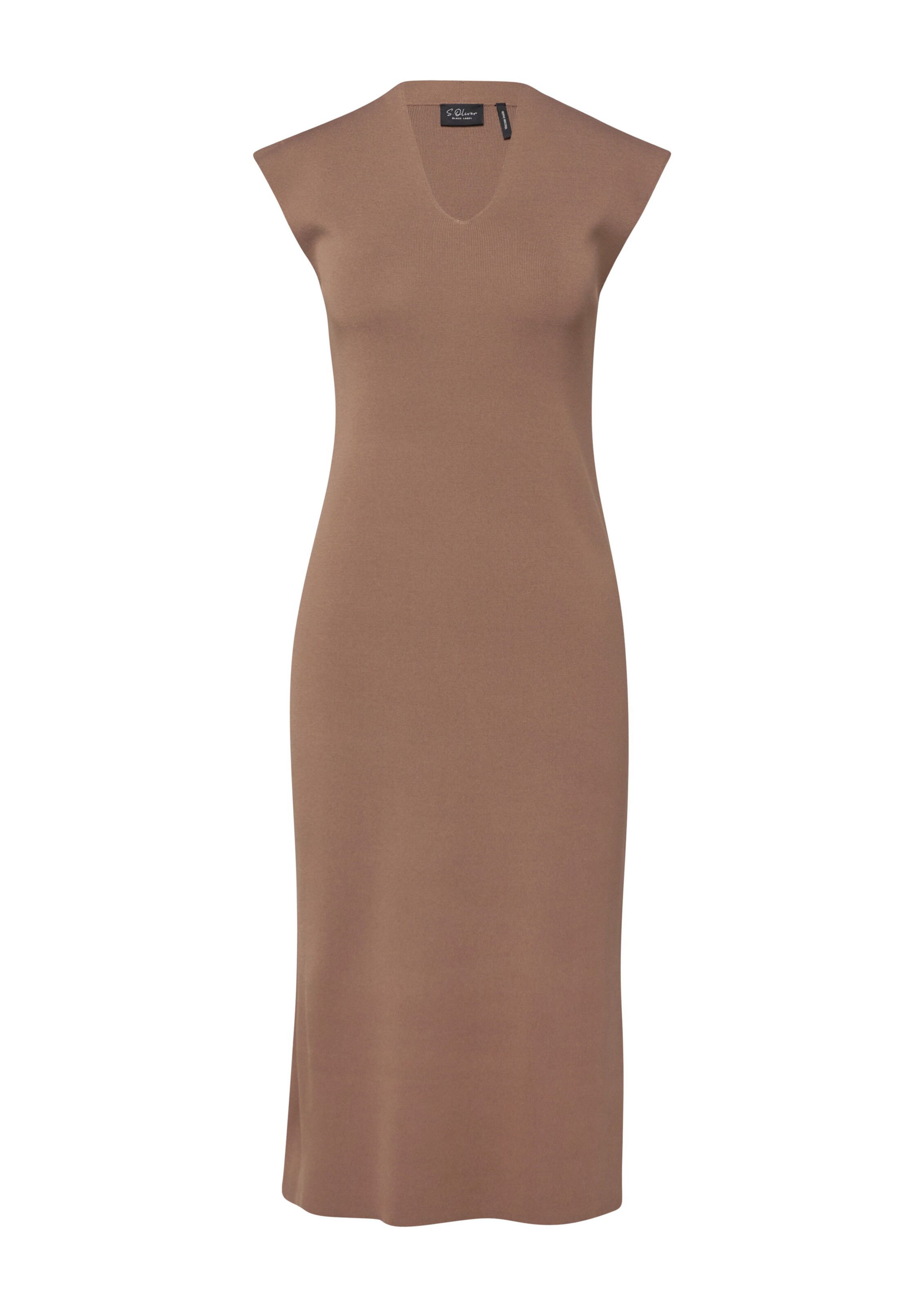 Robe s.Oliver BLACK LABEL en marron : devant