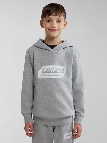 NAPAPIJRI - Sweatshirt 'B-KITIK' em cinzento: frente