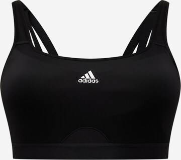 ADIDAS SPORTSWEAR Bralette Sports Bra 'Tlrd Move High-Support ' in Black: front