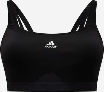 ADIDAS SPORTSWEAR Bralette Sports Bra 'Tlrd Move High-Support ' in Black: front