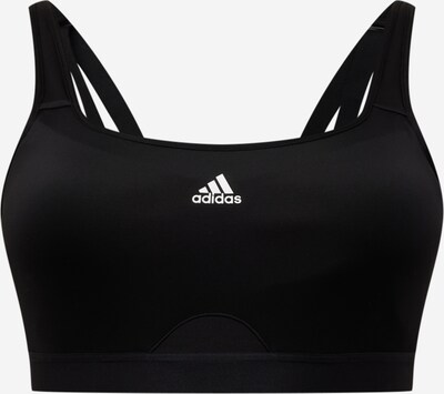 ADIDAS PERFORMANCE Sports bra in Black / White, Item view