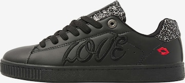 BRITISH KNIGHTS Platform trainers 'MIST' in Black: front