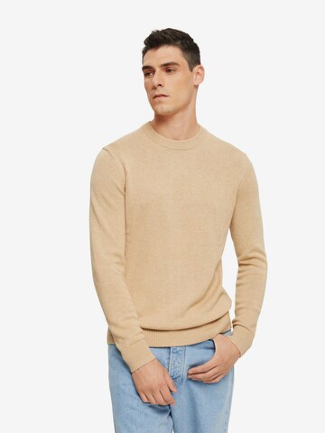 ESPRIT Sweater in Beige: front