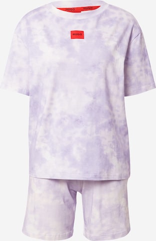 HUGO Kratke hlače za spanje | vijolična barva: sprednja stran