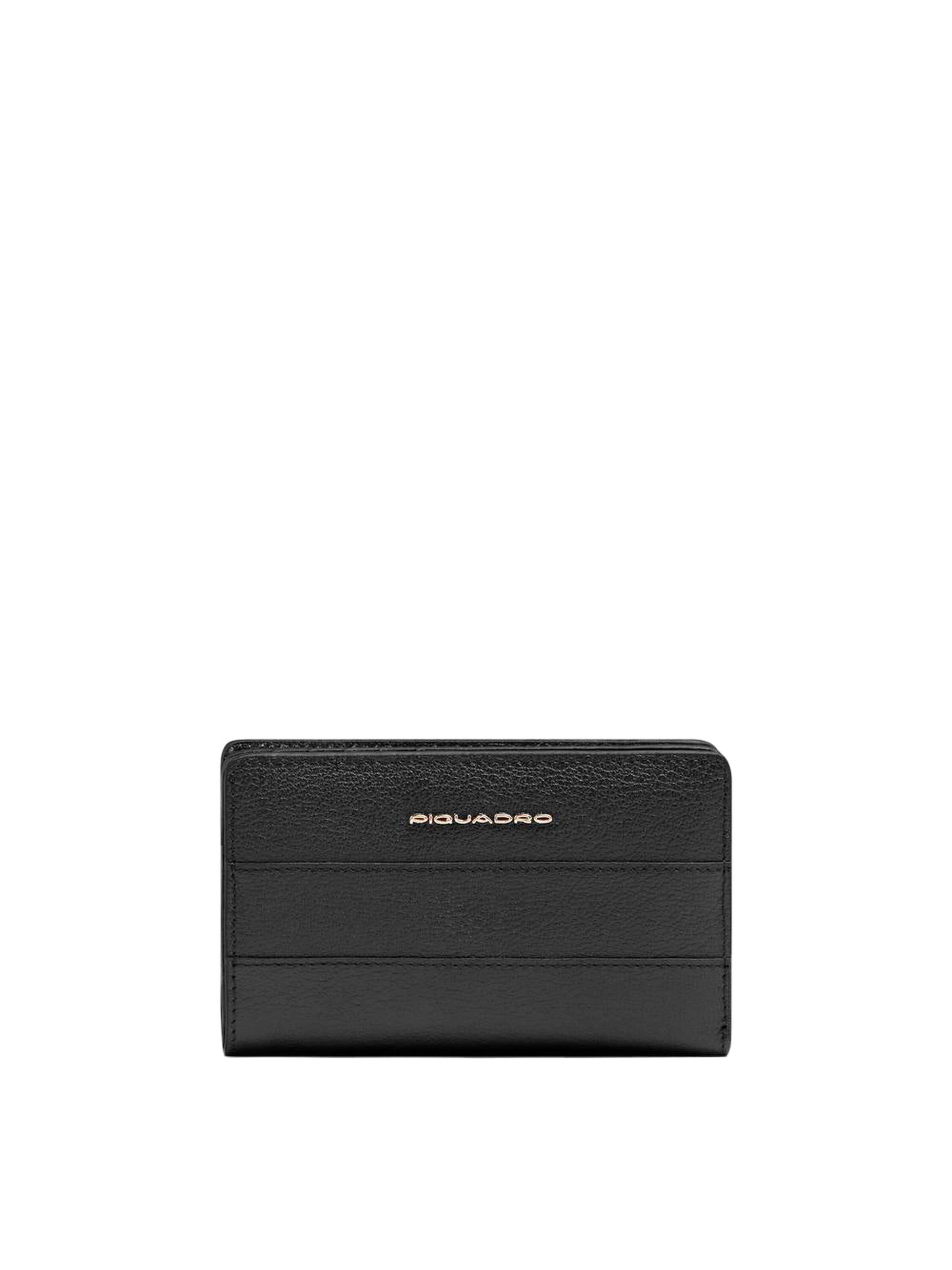 Piquadro Wallet in Black: front