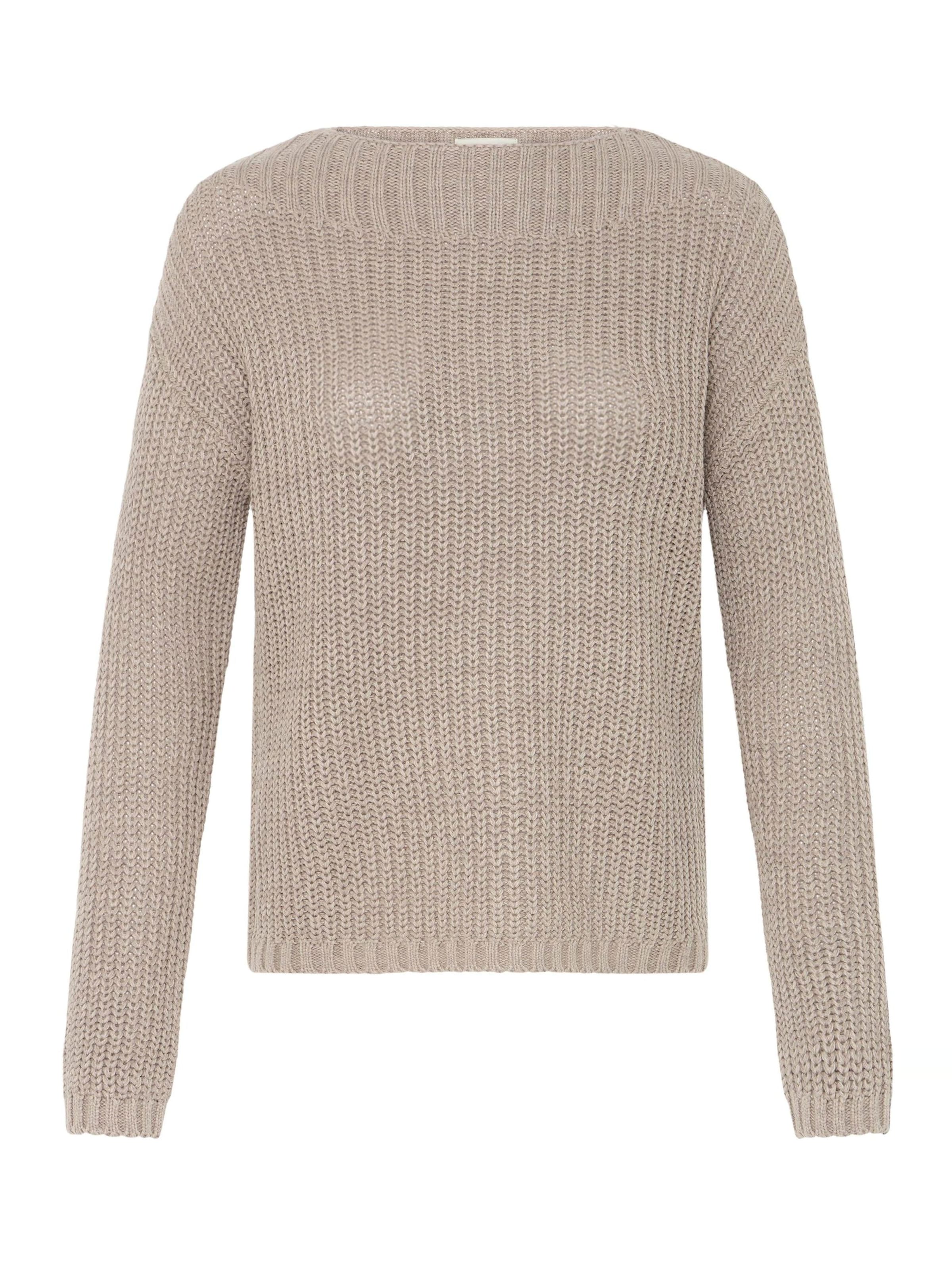 Oxmo Trui ' OXFKANNA ' in Grijs: voorkant