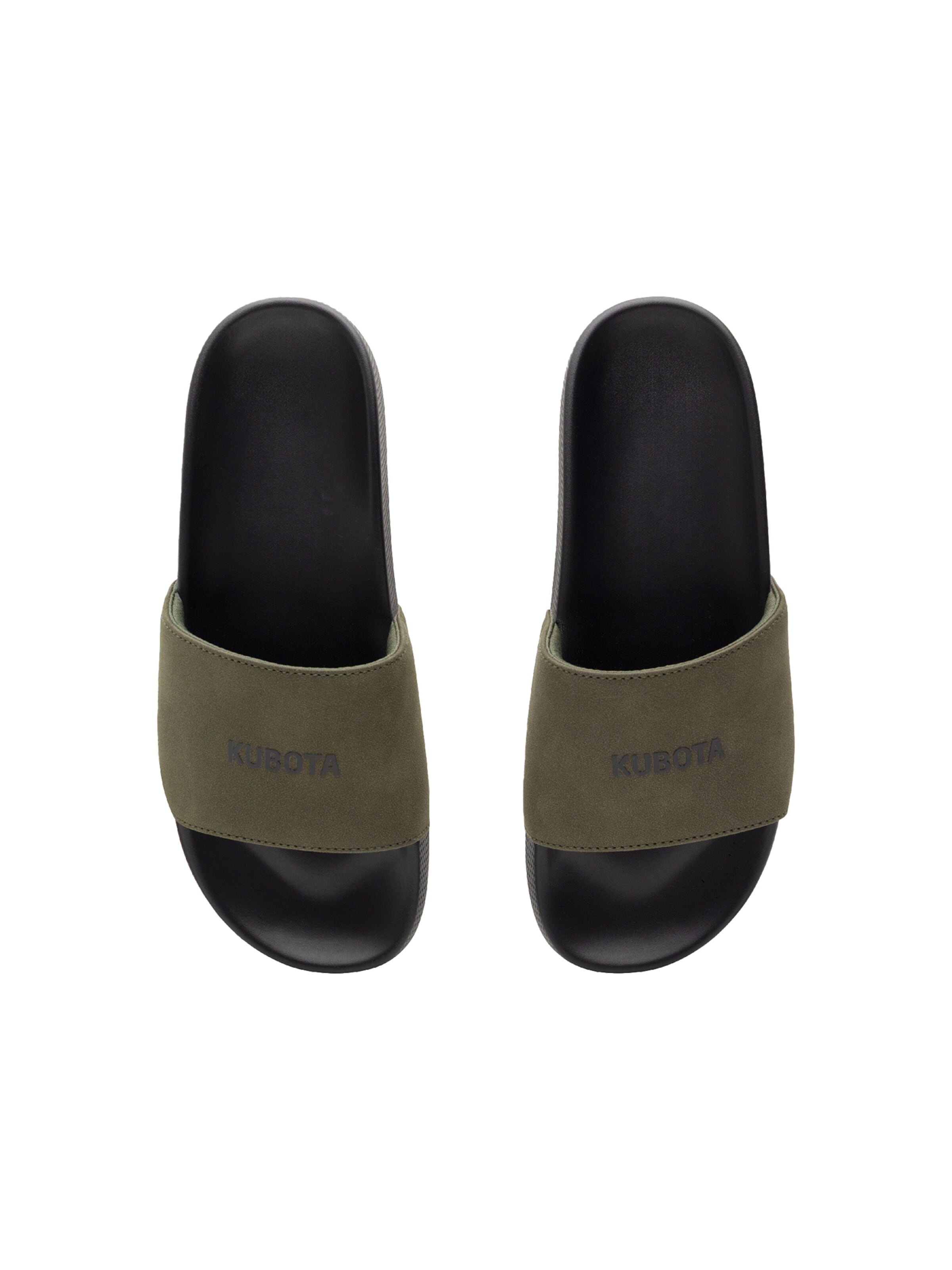 Scarpe da spiaggia / da bagno 'Kubota Men's Slip-On Essence Urban Slides' di Kubota in verde