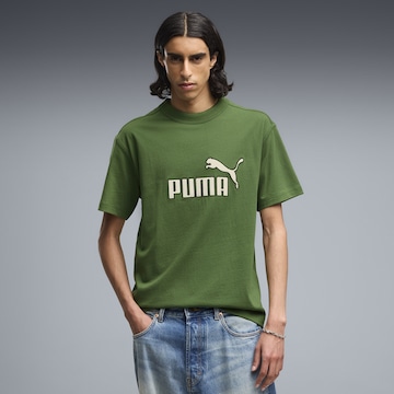 PUMA Funktionsshirt 'Essentials Elevated No.1' in Grün: Vorderseite