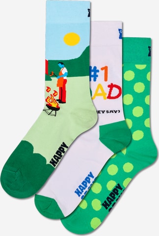 žalia Happy Socks Kojinės: priekis