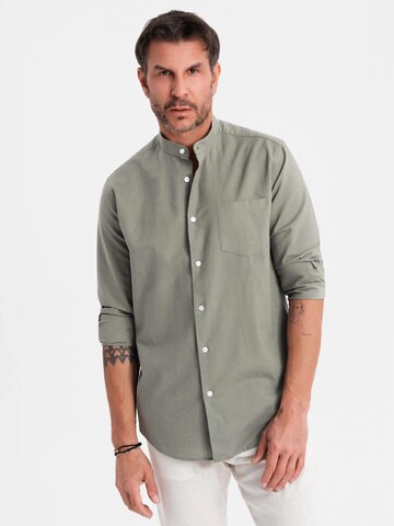 Coupe regular Chemise Ombre en vert