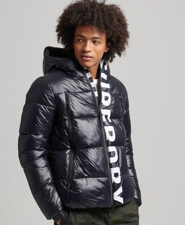 Veste d’hiver 'Mountain Alpine ' Superdry en noir : devant