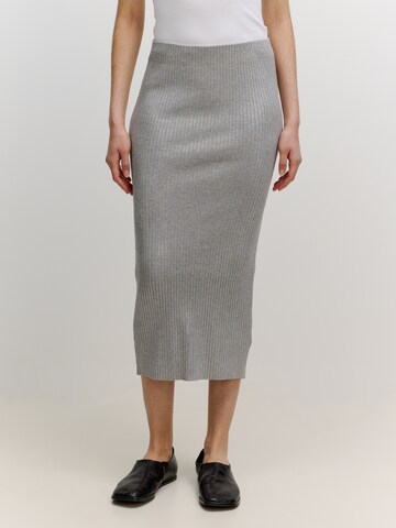 EDITED Skirt 'Gianna' in Silver: front