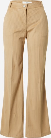 BRAX Wide leg Pants 'Maine' in Brown: front
