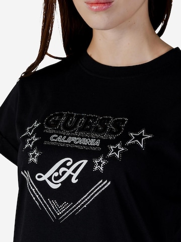 Maglietta 'SS CN LA STARS TEE W6RI30 I3Z14' di GUESS in nero