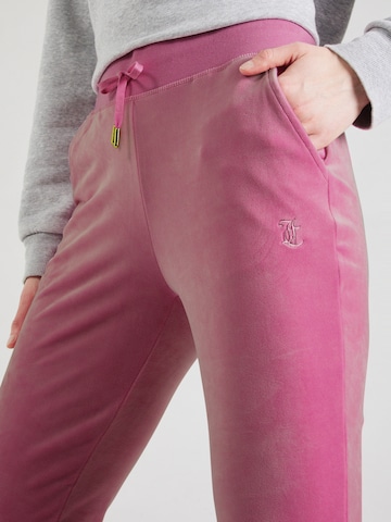 Juicy Couture Расклешенный Штаны 'Dach Cleo' в Ярко-розовый