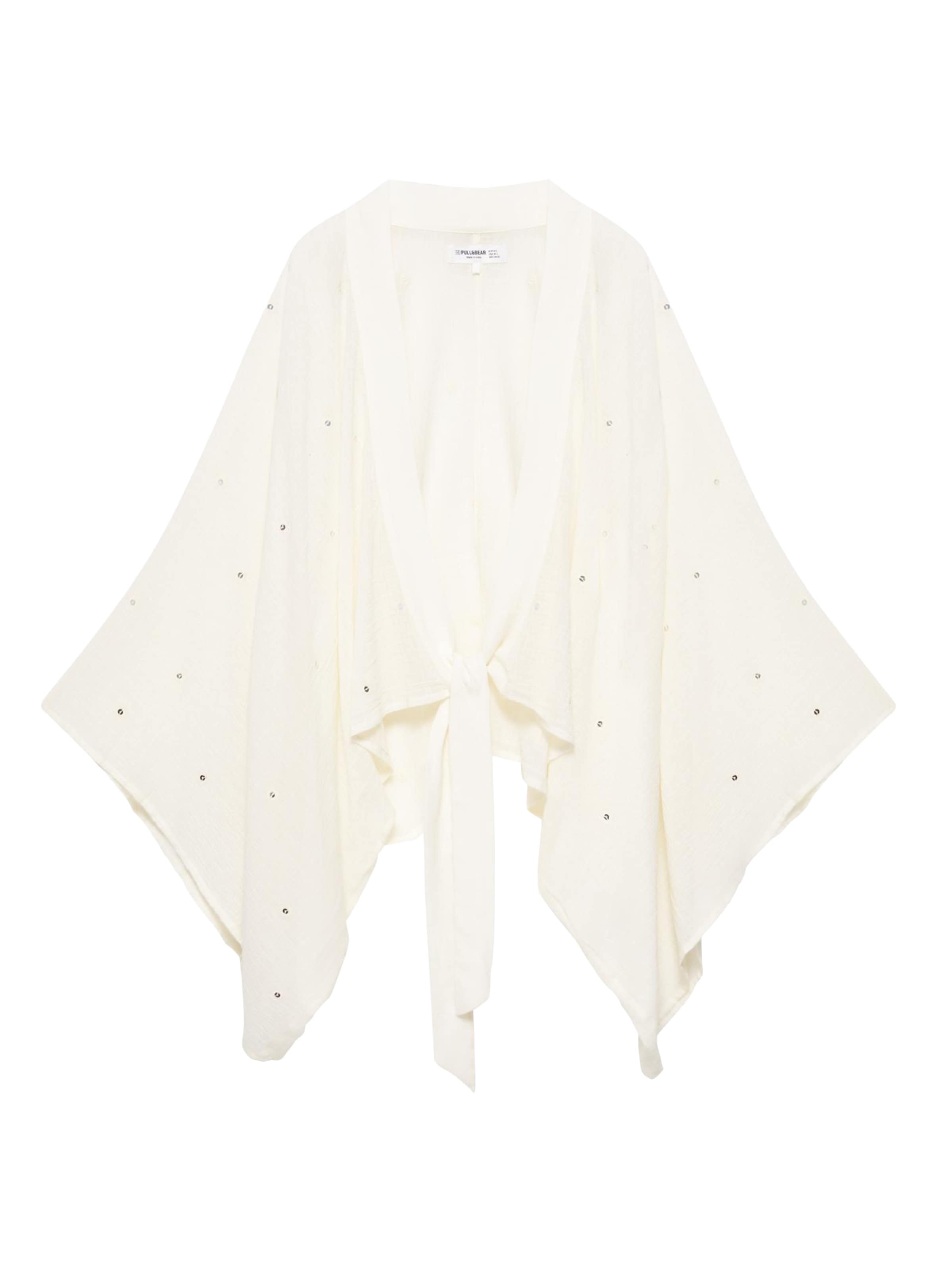 Pull&Bear Кимоно в бежово: отпред