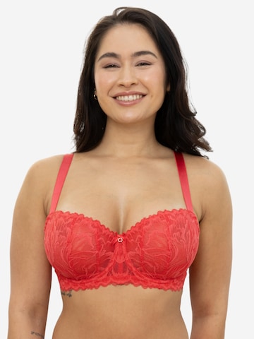 Balconnet Soutien-gorge 'Cariba' SugarShape en rose : devant