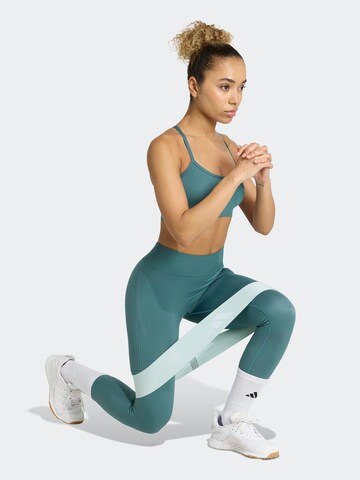 zaļš ADIDAS PERFORMANCE Bezvīļu Sporta krūšturis