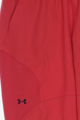UNDER ARMOUR Stoffhose S in Rot