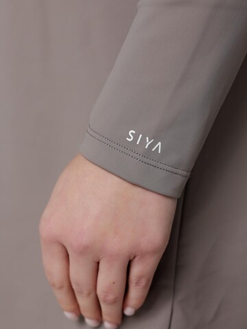 SIYA Swimwear High neck Badpak 'South - Covered' in Grijs
