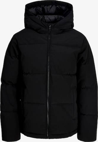 Jack & Jones Junior Winterjas 'Galaxy' in Zwart: voorkant