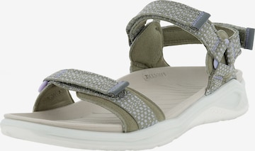 ECCO Hiking Sandals 'X-Trinsic' in Green: front