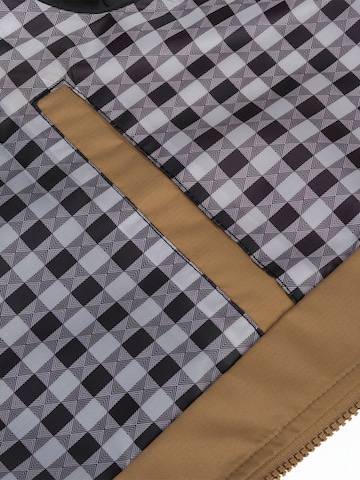 YOUTHUP Between-Season Jacket 'Stehkragen' in Brown