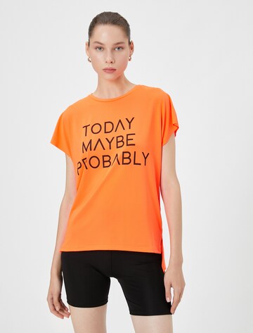 Koton Shirt in Oranje: voorkant