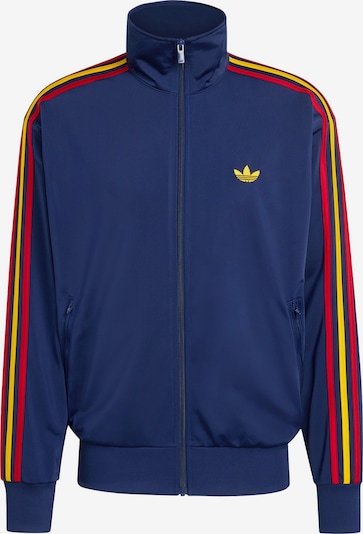 Džemperis 'Firebird' iš ADIDAS ORIGINALS, spalva – tamsiai mėlyna / medaus spalva / ryškiai raudona, Prekių apžvalga