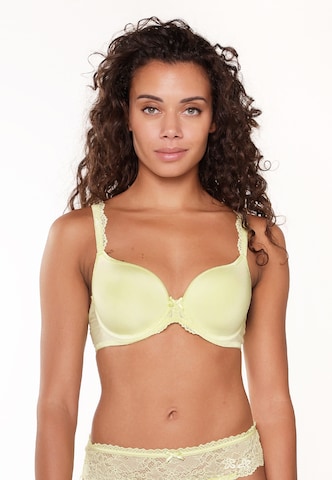 LingaDore T-shirt Bra in Yellow: front